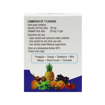 Apcalis Oral Jelly 20mg Box (7x Sachets)