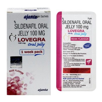 Lovegra Oral Jelly 100mg Box (7x Sachets)