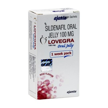 Lovegra Oral Jelly 100mg Box (7x Sachets)